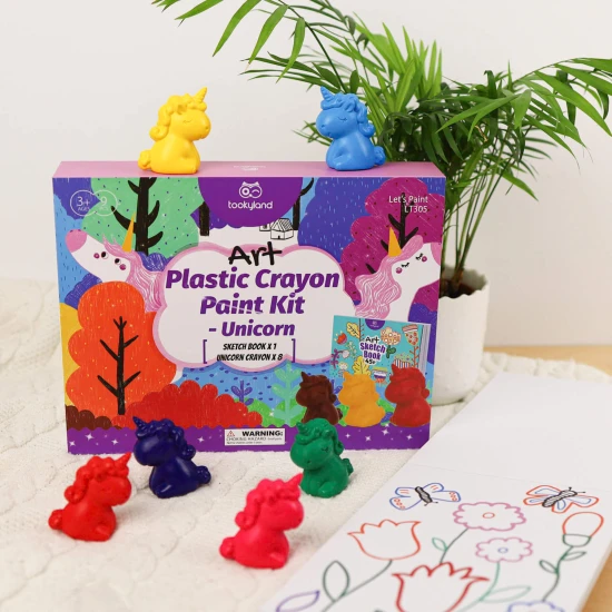 Kreatív viaszpapír készlet a kicsiknek, Dinosaurus Tookyland.