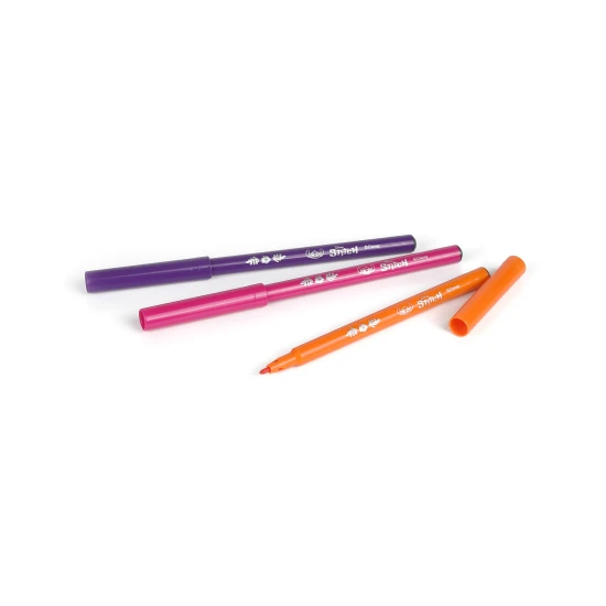 12 darab marker készlet a Disney karakter Stitch motívumával - gazdag színek rajzoláshoz vagy kiemeléshez