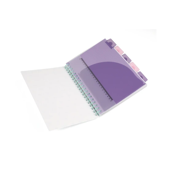 Jegyzettömb B5 Stitch Pasztell színes könyvjelzőkkel és Stitch Disney karakter vidám motívumával