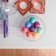 Mágneses építőkészlet Pastel Ball Run Pack 106 darabos golyópálya