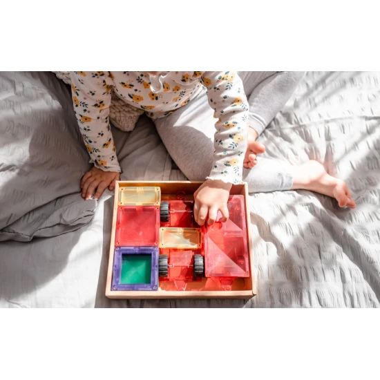 Mágneses építőkészlet Rainbow Motion Pack 24 darabos golyópálya