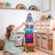Mágneses építőkészlet Rainbow Creative Pack 102 darabos golyópálya
