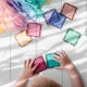 Mágneses építőkészlet Pastel Creative Pack 120 darabos golyópálya
