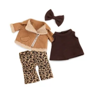 Lucky Doggy Kutyaruha szett - Leopard Fur outfit