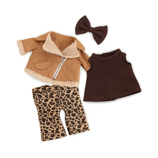 Lucky Doggy Kutyaruha szett - Leopard Fur outfit Orange Toys