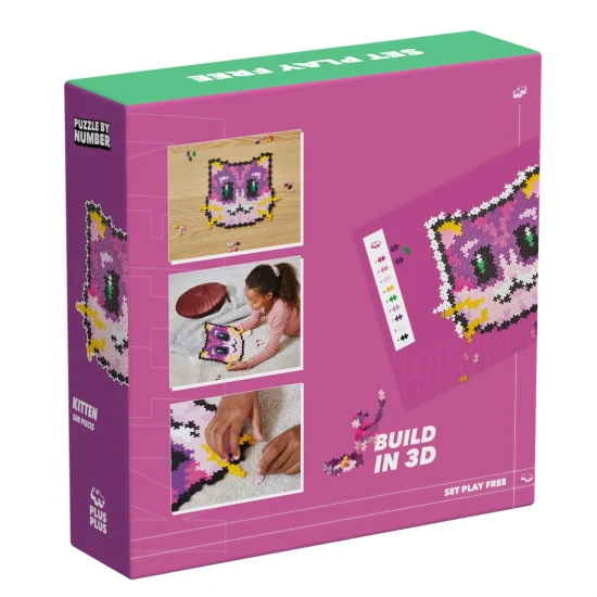 Plus-Plus Számok szerint rakd össze - Macska (500 db) Plus-Plus Számok szerint rakd össze - Macska (500 db)