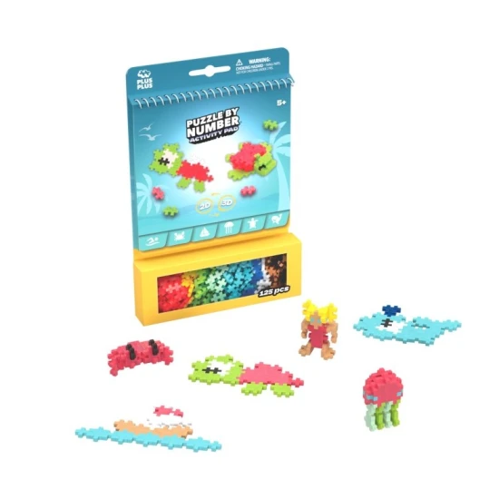 Plus-Plus Építs számok szerint Óceán Activity 125 db Plus-Plus Építs számok szerint Óceán Activity 125 db
