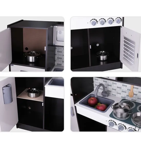 Fából készült gyerekkonyha a Tooky Toys-tól – ideális hely a kis szakácsoknak a képzelet és a csapatmunka fejlesztésére.