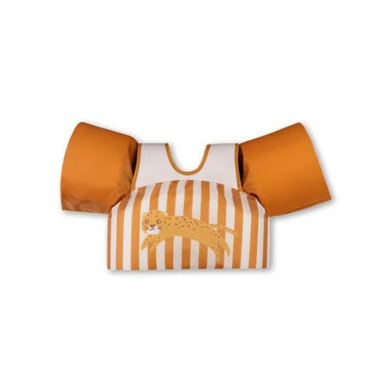 Swim Essentials Barna Leopárdmintás Ujjas Úszómellény 2-6 Éves