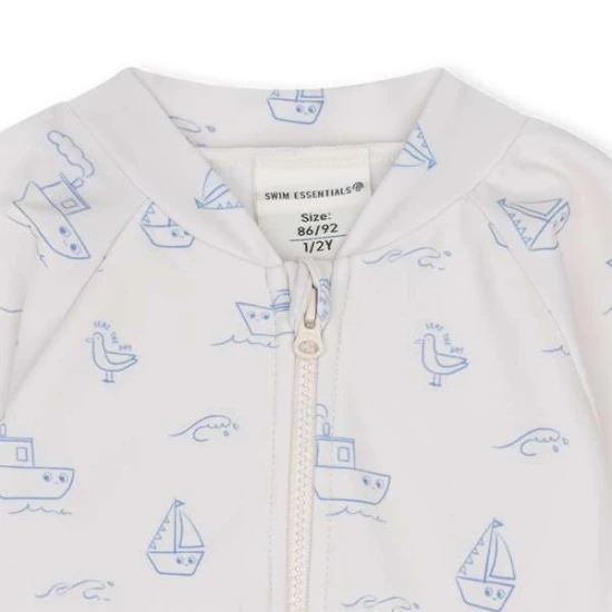 Little Seagull Fehér UPF 50+ fürdőruha Swim Essentials 