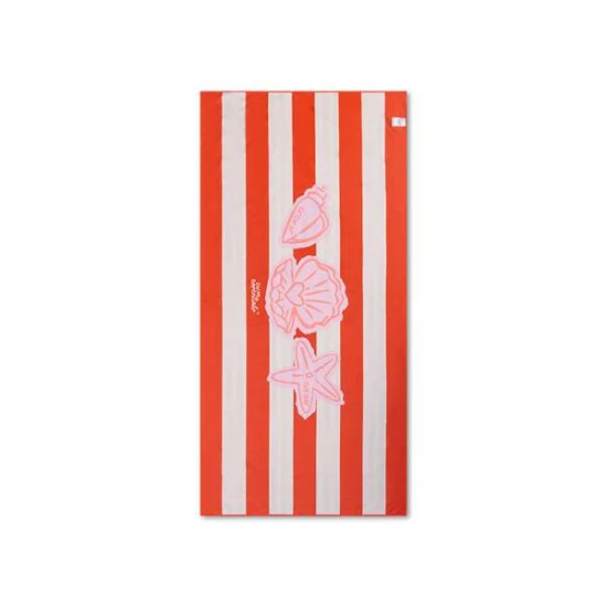 Lobster Stripe mikroszálas strandtörölköző 180 x 90 cm Swim Essentials