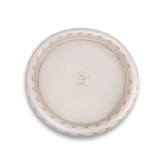 A Swim Essentials 100 cm-es barna leopárd felfújható gyermekmedence luxus leopárd motívumokkal és zöld színekkel körülbelül 1 éves kortól ajánlott.