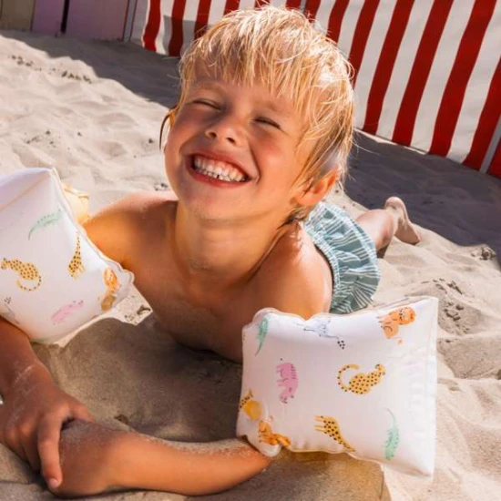 Swim Essentials Safari felfújható karszalagok gyerekeknek, ideálisak medencében és tengerben való úszáshoz