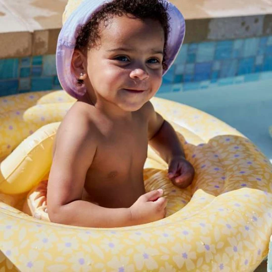 Floris Yellow Swim Essentials baba felfújható kerék üléssel