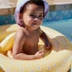 Floris Yellow Swim Essentials baba felfújható kerék üléssel