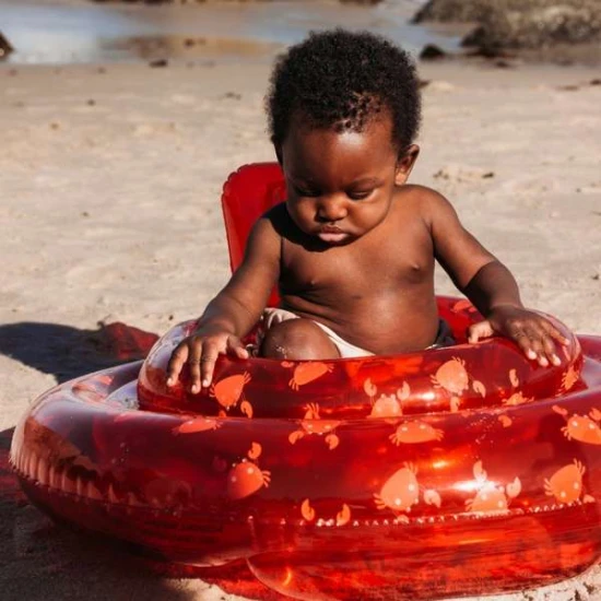 Oh Crab Swim Essentials Baby felfújható kerék üléssel és rák motívummal