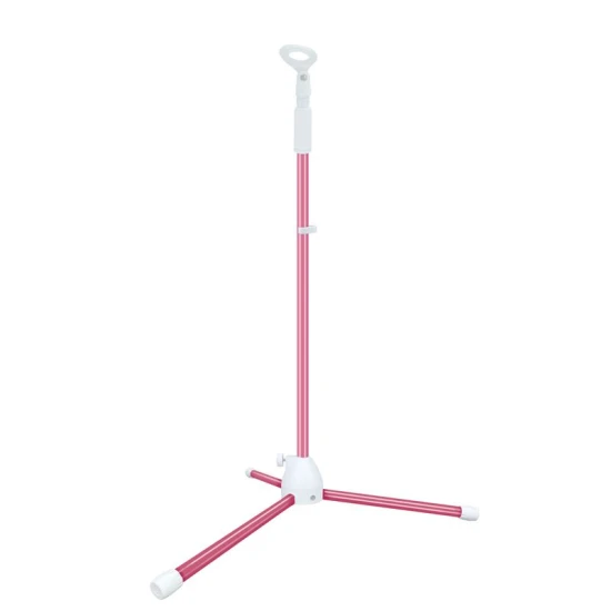 Lalarma mikrofonállvány rózsaszín - stabil és állítható állvány mikrofonhoz és gyermek szórakozáshoz