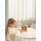 2Kids Toys Méhkaptár Montessori fajáték színes méhecskékkel és csipesszel a gyermekek motoros és vizuális készségeinek fejlesztésére.