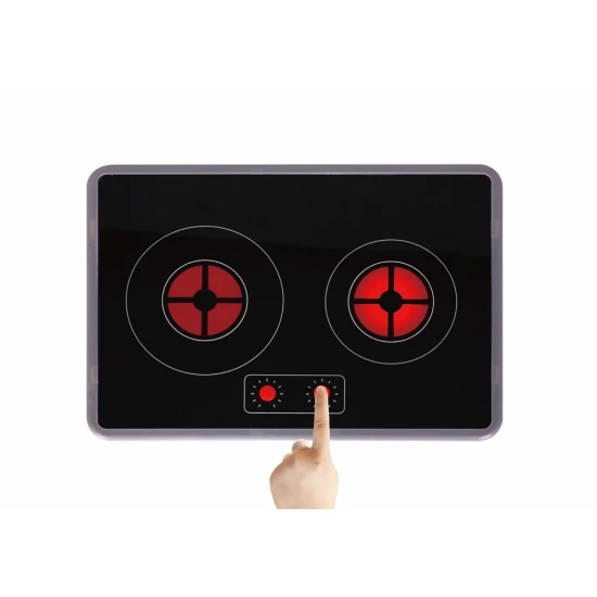 Gyerek konyha fából, nagy, lámpával és FSC fából készült kiegészítőkkel