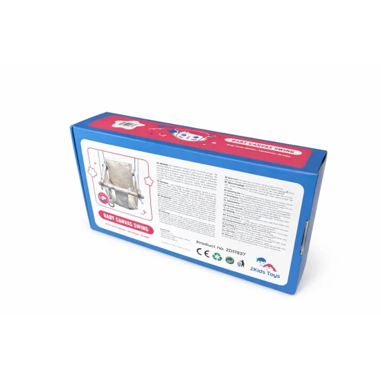 Gyerek textil hinta 100% pamut bézs színben