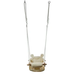 Plüssmackó hinta bézs