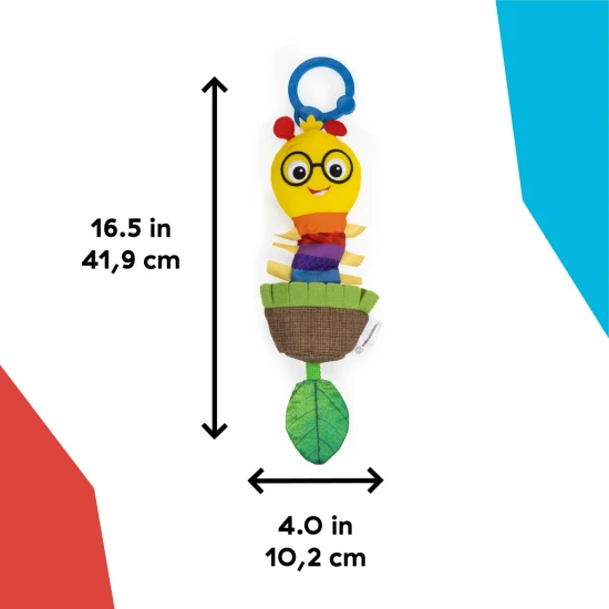 Húzható csörgő játék C-gyűrűvel Cal-a-Puller™ 0h+ Húzható csörgő játék C-gyűrűvel Cal-a-Puller™ 0h+ Baby Einstein 16887-6
