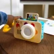 Baba Einstein kamera hanggal A színek elsajátítása gyerekjáték a Baby Einstein játékkamerával.