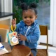 Baba Einstein kamera hanggal A színek elsajátítása gyerekjáték a Baby Einstein játékkamerával.