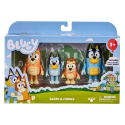 Figurák Bluey Family 4 db