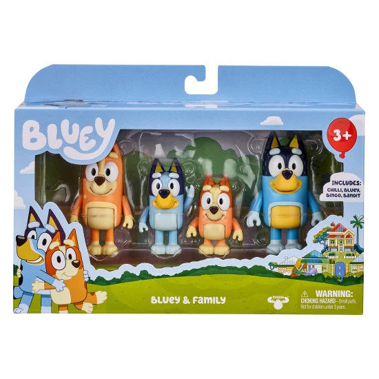 Figurák Bluey Family 4 db BLU13009
