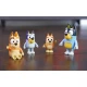 Figurák Bluey Family 4 db BLU13009