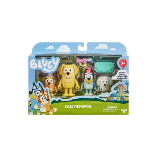 Figurák Bluey Travel csomag 4 db BLU17558