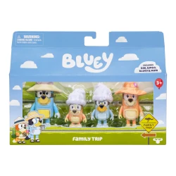 Figurák Bluey Family kirándulás 4 db