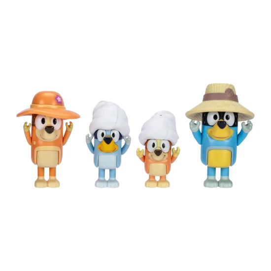 Figurák Bluey Family kirándulás 4 db BLU17654
