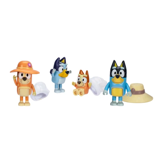 Figurák Bluey Family kirándulás 4 db BLU17654