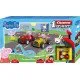 Carrera ELSŐ pálya Peppa Pig Peppa és Tom autókkal egy 2,9 m hosszú pályán.