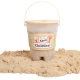 ChildGen Magic homok vödörben Natural 500g - természetes, antibakteriális és illatos kinetikus homok gyerekeknek.