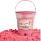 ChildGen Magic homok vödörben Pink 500g - természetes, antibakteriális és illatos kinetikus homok gyerekeknek.