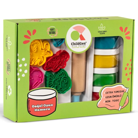 Kreatív modellező készlet Tenger – természetes gyurma kis alkotóknak