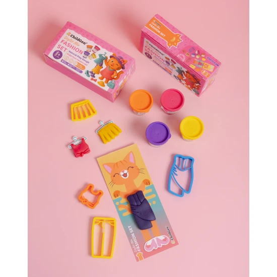 Fashion Paw Pals természetes gyurma – kreatív szórakozás 3 éves kortól