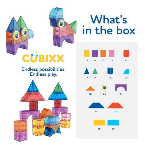 Cubixx kreatív csomag mágneses kockák 22 db