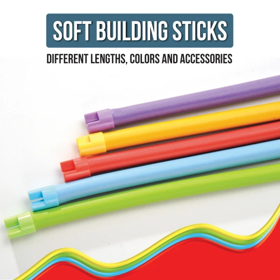 Csatlakozz, hajlíts és alkoss a rugalmas Spaghetteez építőkészlettel.