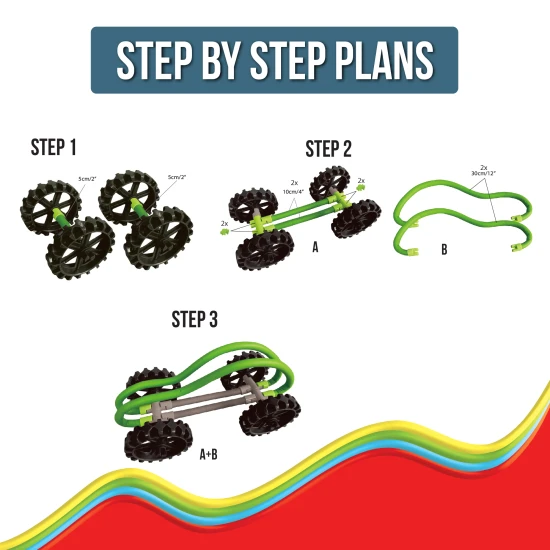 Csatlakozz, hajlíts és alkoss a rugalmas Spaghetteez építőkészlettel.