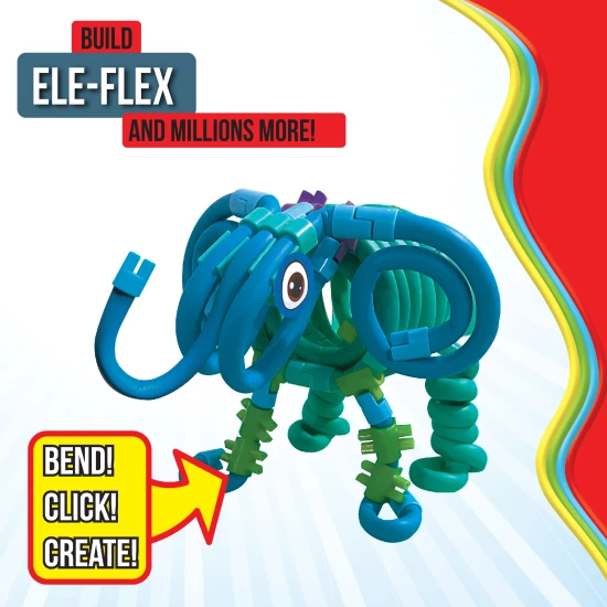 Csatlakozz, hajlíts és alkoss a rugalmas Spaghetteez építőkészlettel.