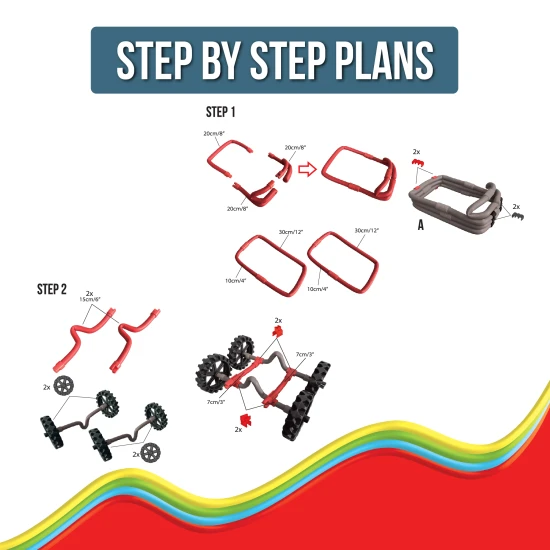 Csatlakozz, hajlíts és alkoss a rugalmas Spaghetteez építőkészlettel.