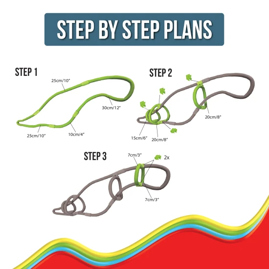 Csatlakozz, hajlíts és alkoss a rugalmas Spaghetteez építőkészlettel.