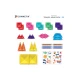 Connetix Mágneses építőkészlet Travel Mini Pack 32 darabos