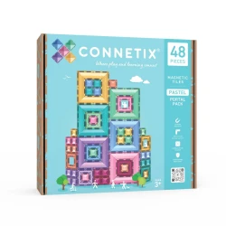 Mágneses építőkészlet Pastel Portal Pack 48 darabos