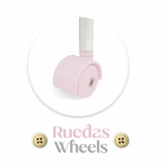 Mobilágy babáknak DeCuevas 51075 baldachinnal és paplannal a Sophie 2025 kollekcióból, lágy rózsaszín kivitelben.