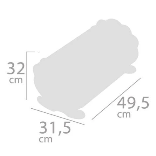 Fabölcső DeCuevas 55141 babáknak az Ocean Fantasy kollekcióból sellővel és pasztell színekkel.